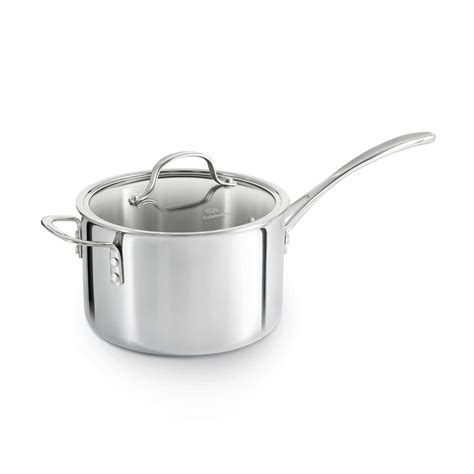 Free delivery for many products! Calphalon Tri-Ply 4.5 qt. Stainless Steel Sauce Pan with ...