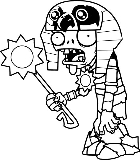 ⭐ free printable plants vs zombies coloring book. Páginas para colorear originales Original coloring pages: Plants vs. zombies 2 Egyptian pharaoh ...