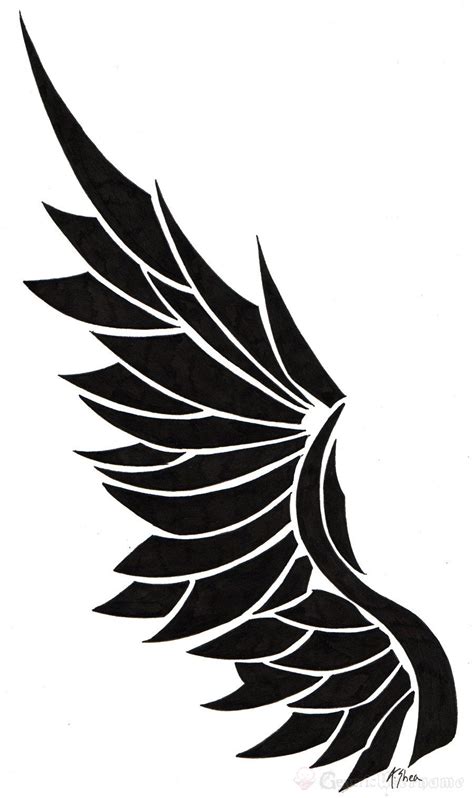 Wings Tribal Tattoo Nodalukaa