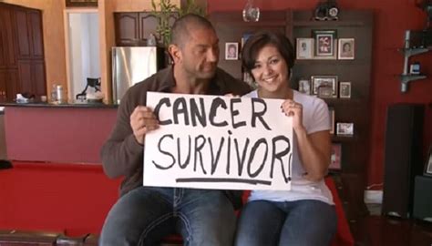 7 Facts About Angie Bautista Dave Bautistas Wife Who Is A Cancer