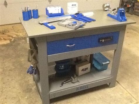 Kreg Jig Work Station Nice Design Even Has A Stereo On Board Kreg