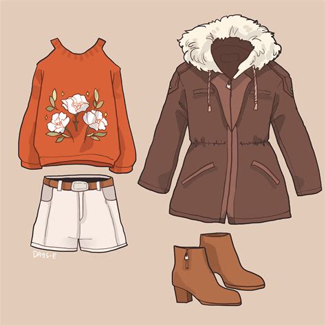 “sweater Weather ” With Images Anime Outfits Clothing Sketches