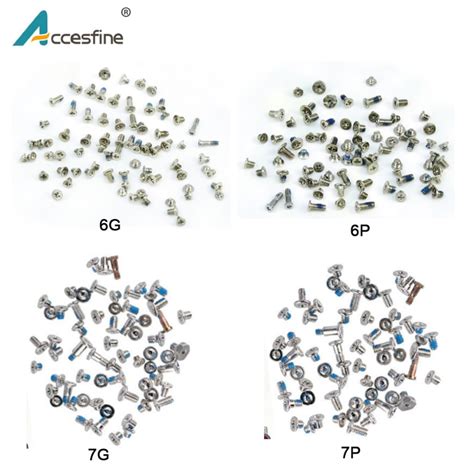 ACCESFINE Brand New Full Screw Set Replacement For IPhone X S
