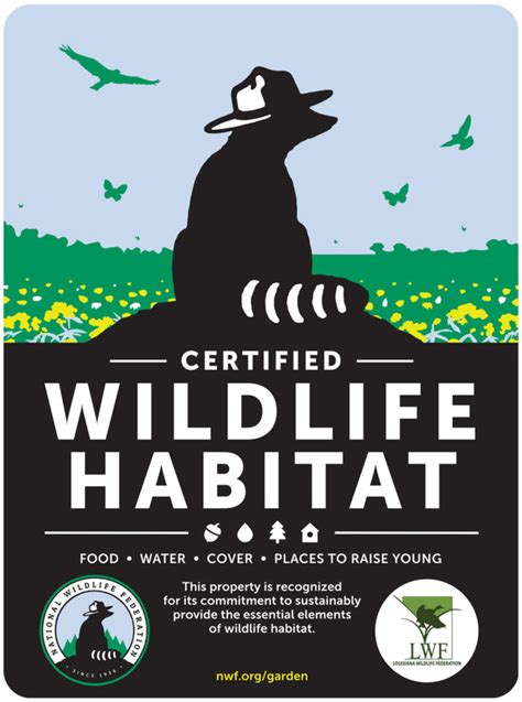 Certified Wildlife Habitat Louisiana Wildlife Federation