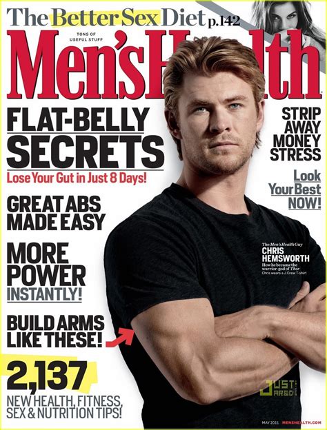 Chris Hemsworth Covers Mens Health May 2011 Chris Hemsworth Photo