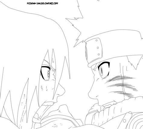 Coloring Pages Of Naruto Vs Sasuke High Quality Coloring Pages