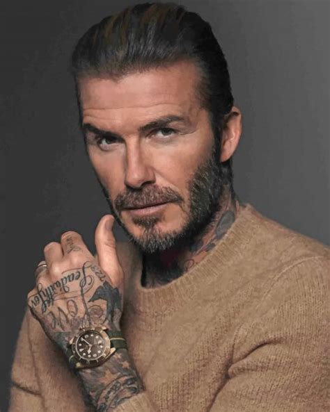 David Beckham Tattoos Paint By Numbers Paint By Numbers For Adult
