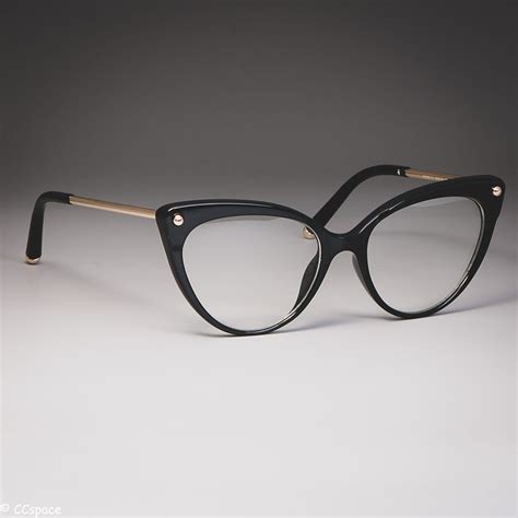 45651 cat eye glasses frames plastic titanium women trending rivet sty hesheonline armações