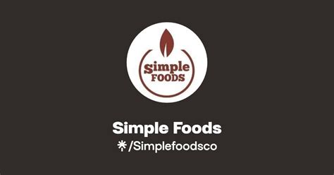 Simple Foods Instagram Facebook Linktree