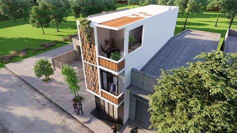 12x42 Feet Small Space House Design With Front Elevation Full