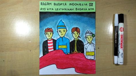 Keberagaman Contoh Poster Kebudayaan Indonesia Yang Mudah Digambar Vrogue