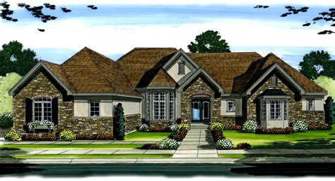 1 Story French Country House Plan Brendel French Country House