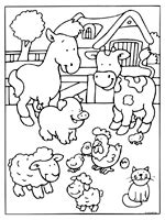 Boerderij | farm animal coloring pages, farm. boerderij