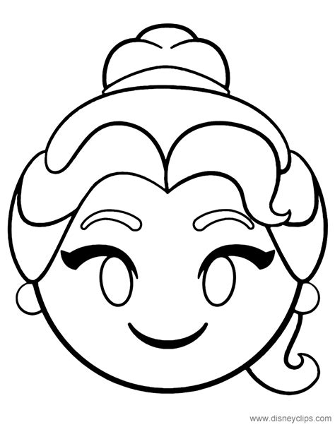 Matching clip art, party supplies and printables available to download and today we are back with a set of unicorn coloring pages. Disney Emojis Coloring Pages | Disneyclips.com