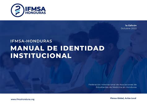 Manual De Identidad Institucional By Ifmsa Honduras Issuu