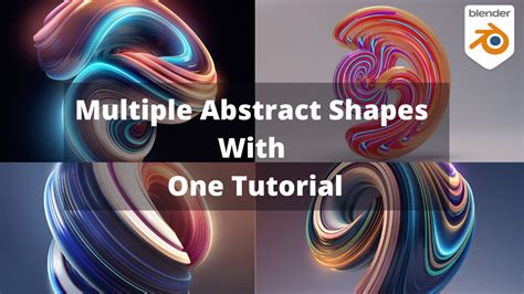 Blender Tutorial Easy Sci Fi Abstract Geometry Shape Tutorial