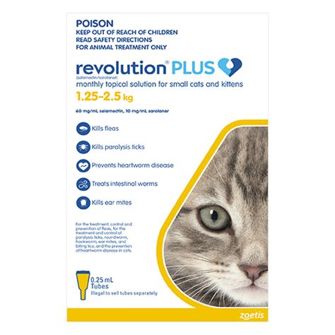 Long story short, recently added a new kitten to the family. Buy Revolution Plus for Kittens and Small Cats 1.25 - 2 ...