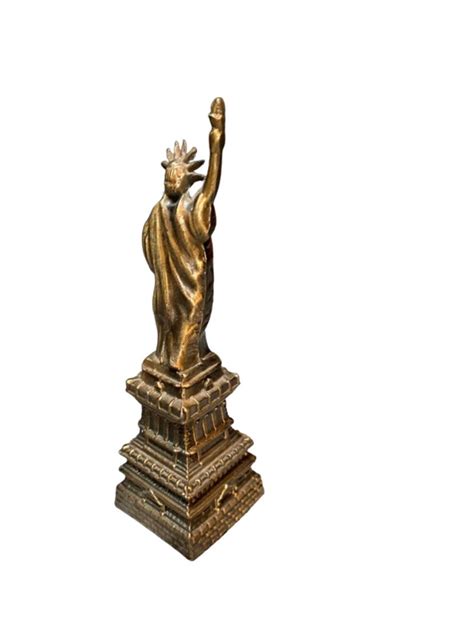 6 Tall Cast Statue Of Liberty Figurine Etsy