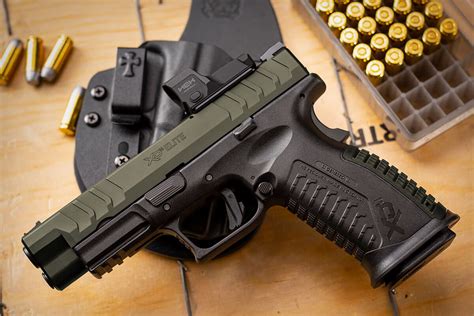 Springfield Armory Od Green 10mm Xd M Elite Osp First Look Handguns