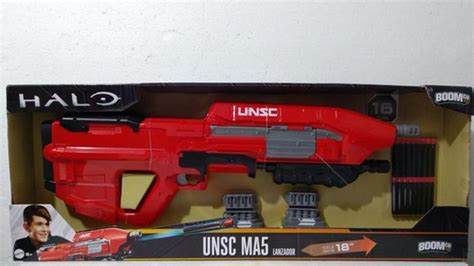 Pistola Boomco Halo Master Chief Unsc Ma5 No Lanzador Nerf C 1158