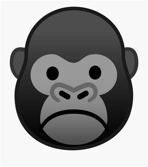 Gorilla Clipart Face