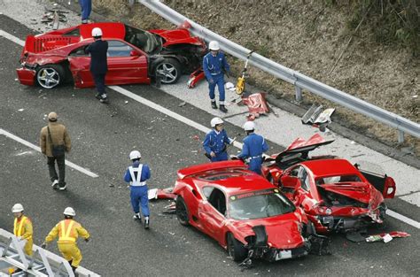 Worlds Most Expensive Supercar Crash 38 Million In Damage