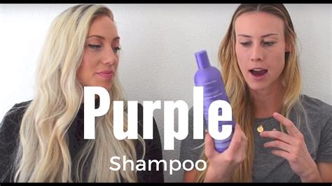 Is your hair bleach blonde like white or yellow blonde? PURPLE SHAMPOO- get brassy yellow tones out of your hair ...