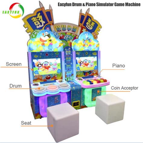 Music Play Kids Arcade Drum And Piano Music Game Machine Manufacturers