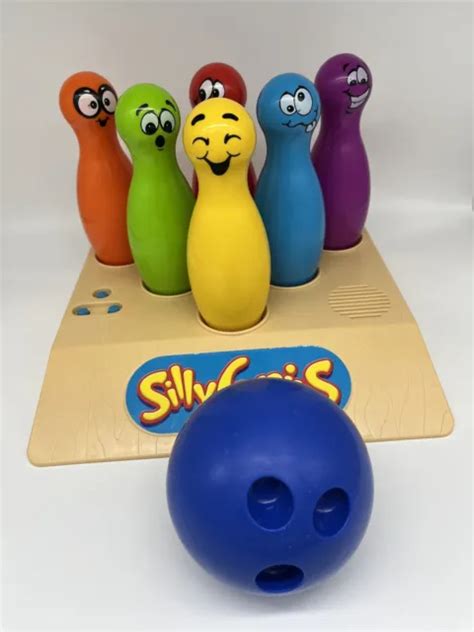 Silly 6 Pins Electronic Bowling Game Talking 1999 Hasbro 100 Game