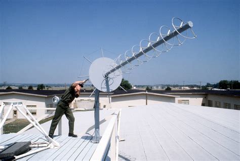 What Kind Of Antenna Has A Spiral Connected To A Reflector Like This