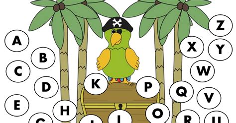 Alphabet Treasure Huntpdf Pirate Day Alphabet Treasures