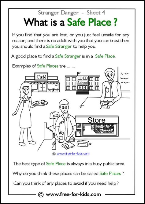 A Safety Poster With Instructions On How To Use The Safe Place