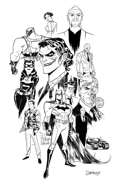 Bruce Timm Batman Sketch