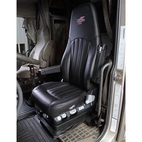 Economy High Back Leather Truck Seat With Universal Mount Raneys