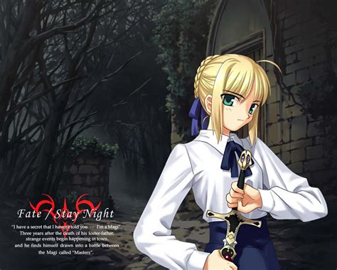 Saber Fatestay Night Fate Stay Night Wallpaper 24684536 Fanpop