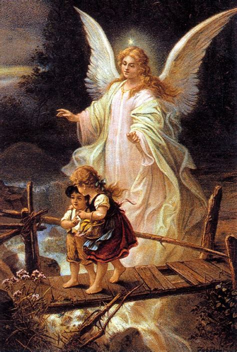 The Story Behind This Famous Guardian Angel Painting Angel Painting