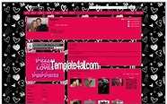 Hearts Love Myspace Layout Free Download