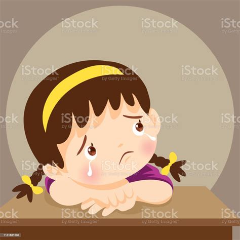 Sad Girl Need Comforting Stock Illustration Download Image Now Istock