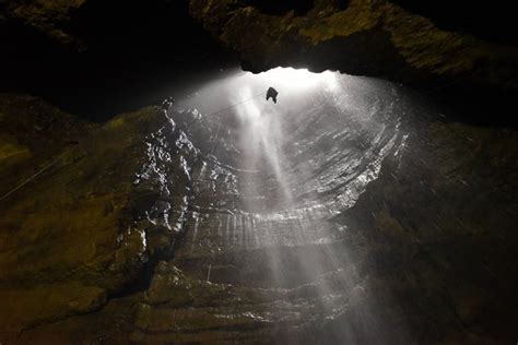Incredible Yorkshire Cave With Waterfall Twice The Height Of Niagara