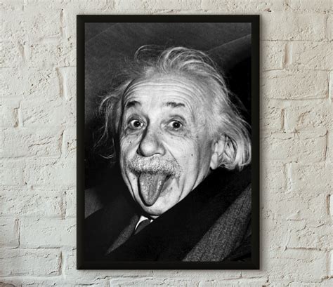 Vintage Albert Einstein Poster Print Professionally Printed Etsy