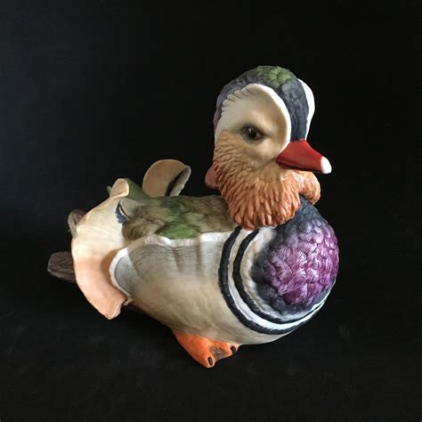 Boehm Mandarin Duck Figurine 40106 Made In The USA Porcelain Art