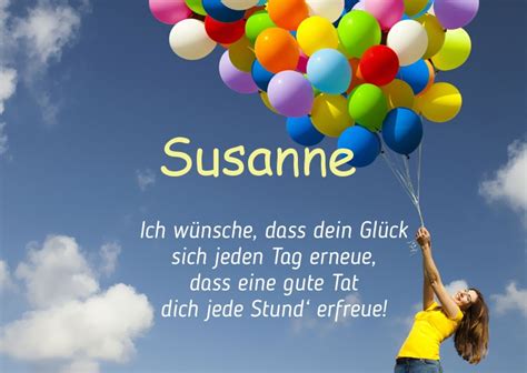 Listen to happy birthday susanne by the birthday crew on deezer. Gedicht zum geburtstag für Susanne.