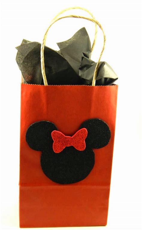 diy mickey  minnie mouse gift bags  ole mom