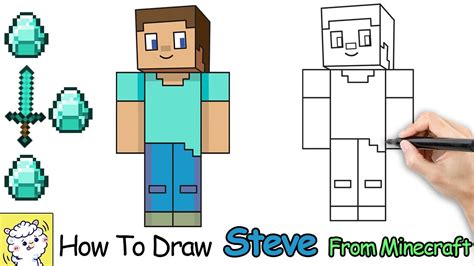 How To Draw Steve From Minecraft Really Easy Drawing Tutorial My Xxx Hot Girl