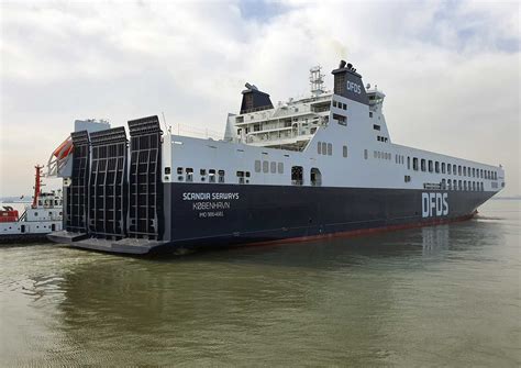 New DFDS freight ferry Scandia Seaways heads for Europe | Ships Monthly