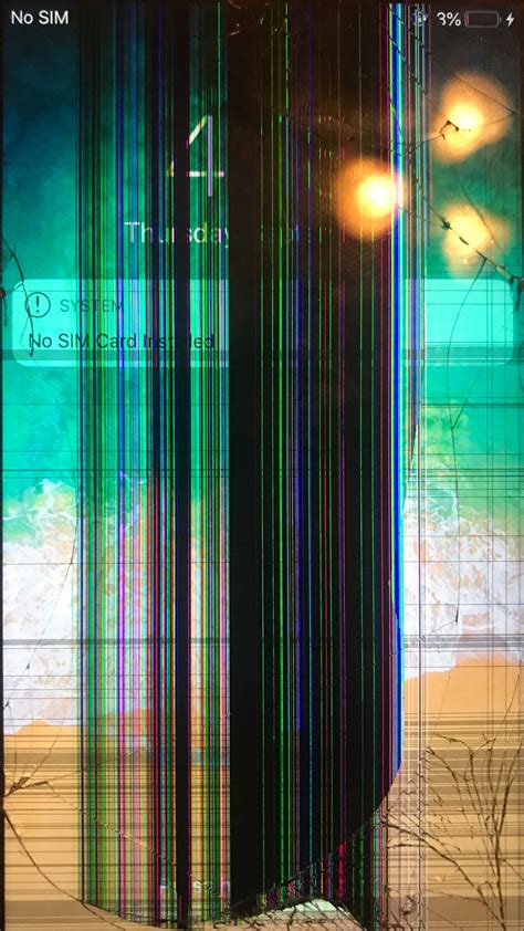 Iphone 8 Plus Broken Screen Wallpaper