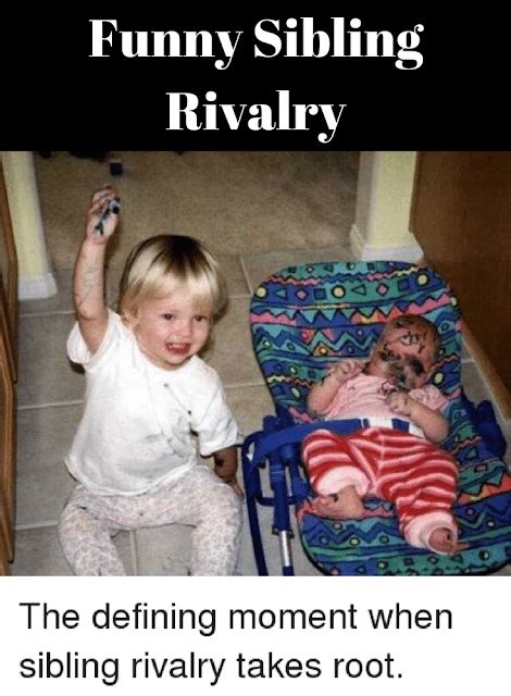 Funny Sibling Rivalry Engraçado Crianças Irmã Mais Nova