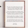 Spanish Pablo Neruda Love Verse Print Love Poem Print Pablo | Etsy Love ...