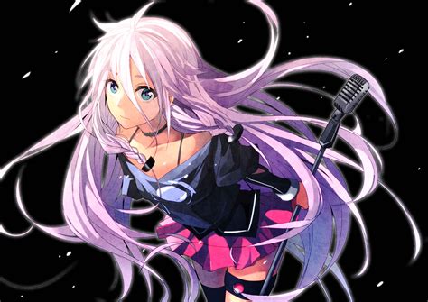 Download Aqua Eyes Pink Hair Long Hair Ia Vocaloid Anime Vocaloid 4k