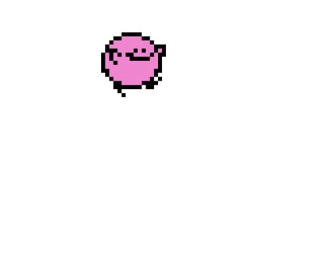 Kirbo Walking Kirby Terminalmontage Styled Pixel Art